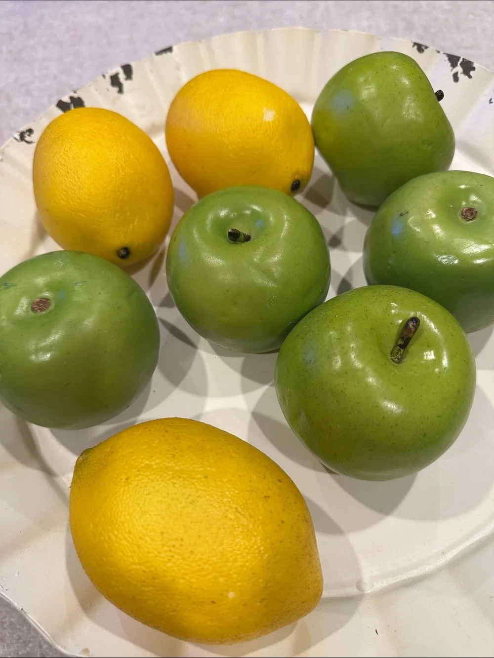 Vintage Faux fruits